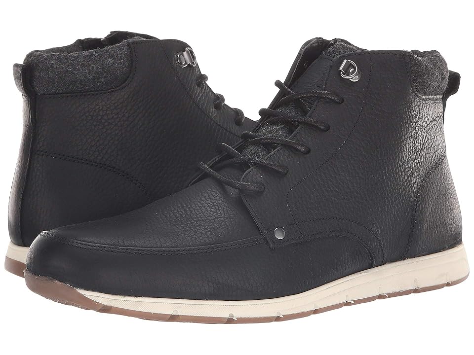 

Crevo Stanmoore (Black Leather) Men's Lace up casual Shoes
