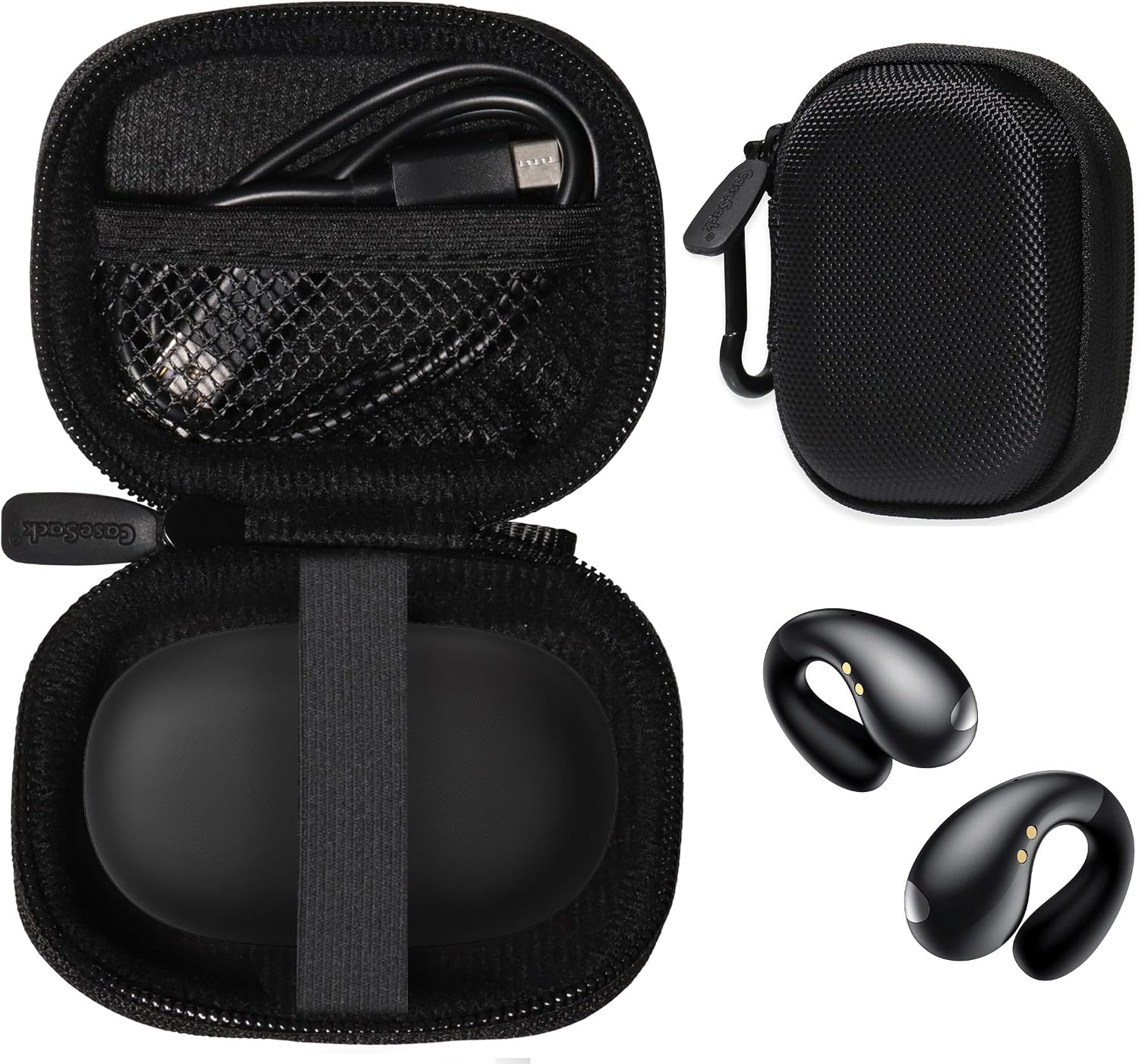 Case for Boytond Ultra Open-Ear-Earbuds Ergonomic Clip-On Earbuds (Black)