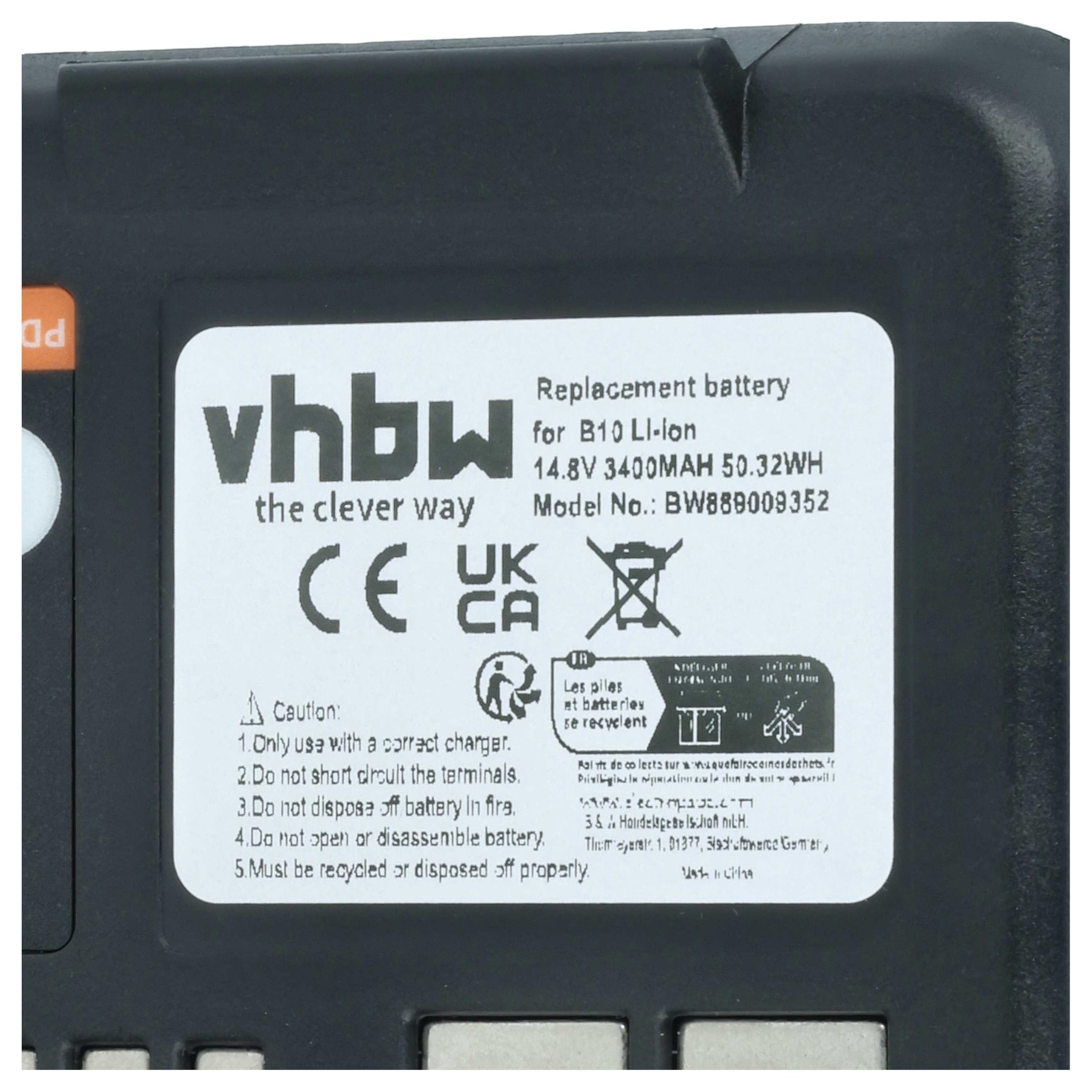 vhbw Bateria kompatybilna z Profoto B30, B10X, B10 Plus, B20, B10X Plus