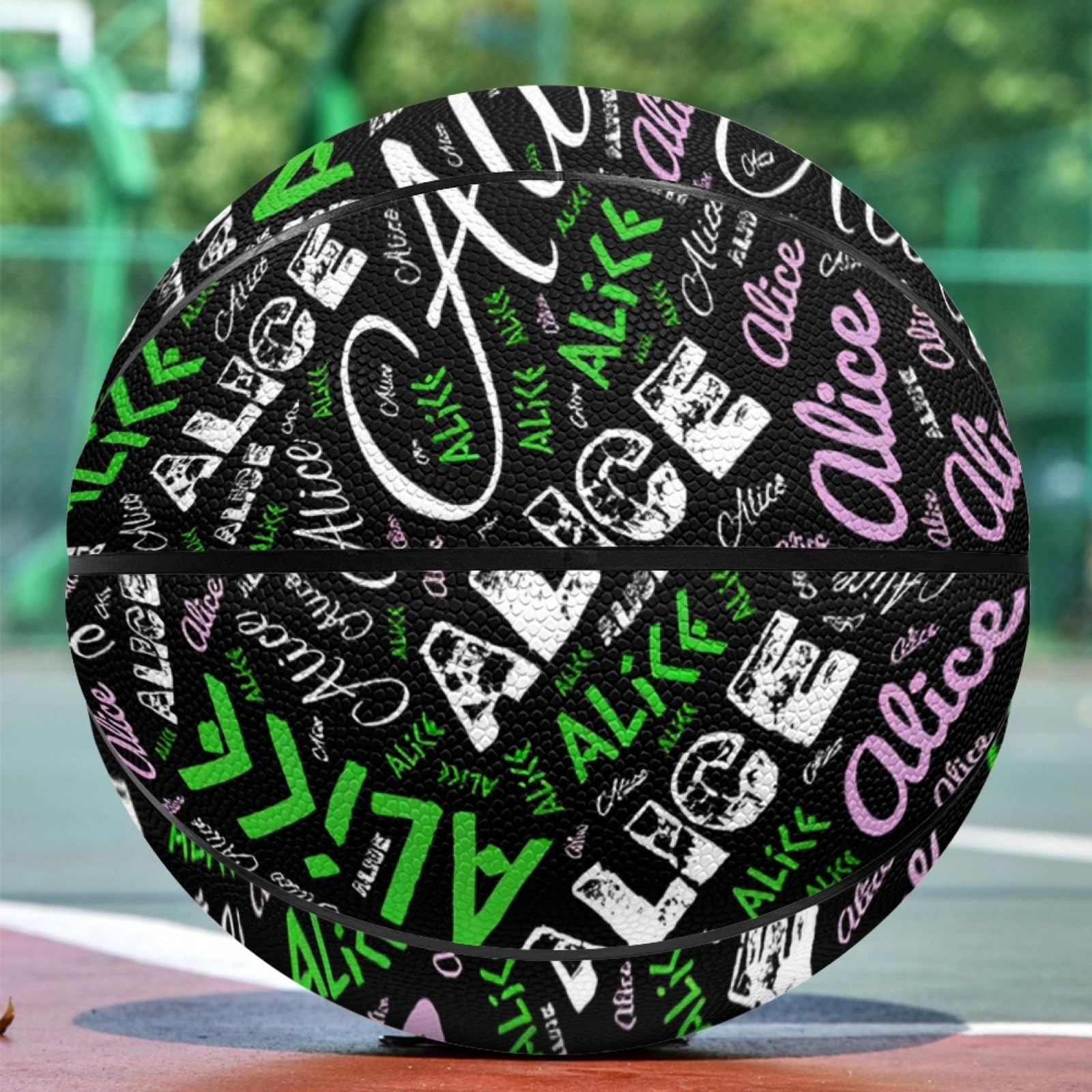 Baloncesto Personalizado con Nombre, Regalo Deportivo Personalizado,Talla 7/Talla 5, Regalo de Cumpleaños Personalizado, Regalo para Amantes del Baloncesto