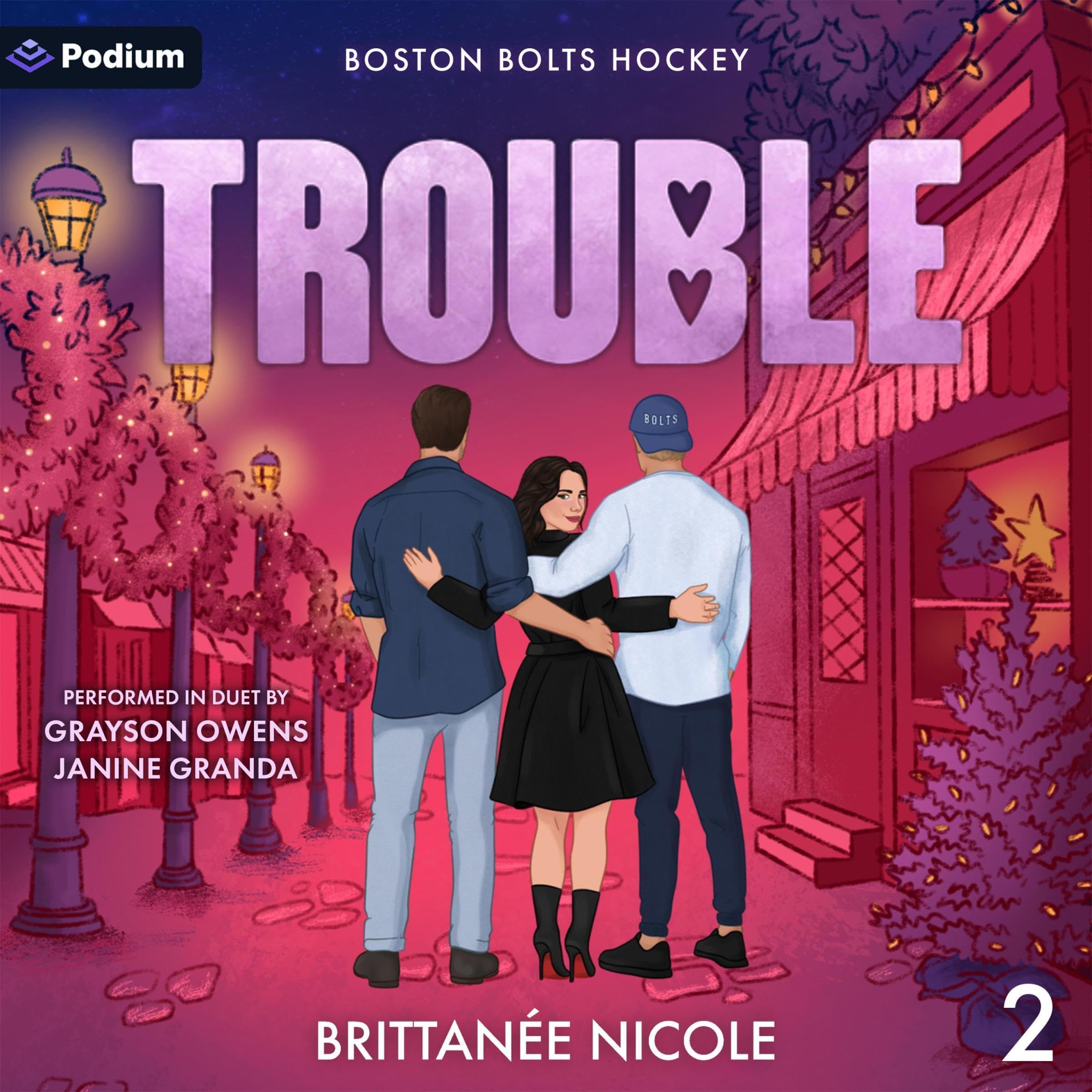 Cover art for Trouble: Boston Bolts Hockey, Book 2