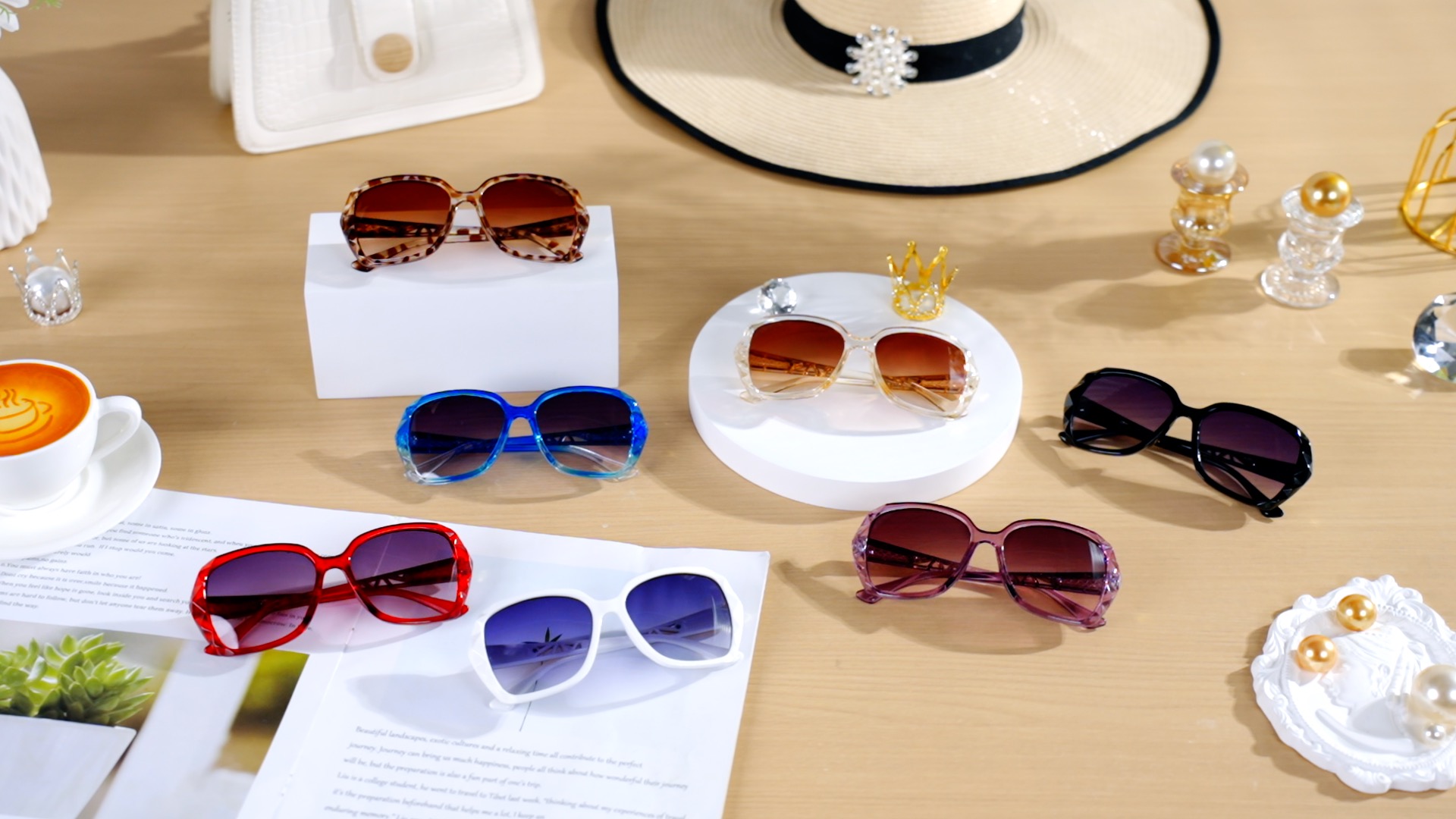 The Fresh Gafas De Sol Cuadradas De Gran Tamaño Jackie O