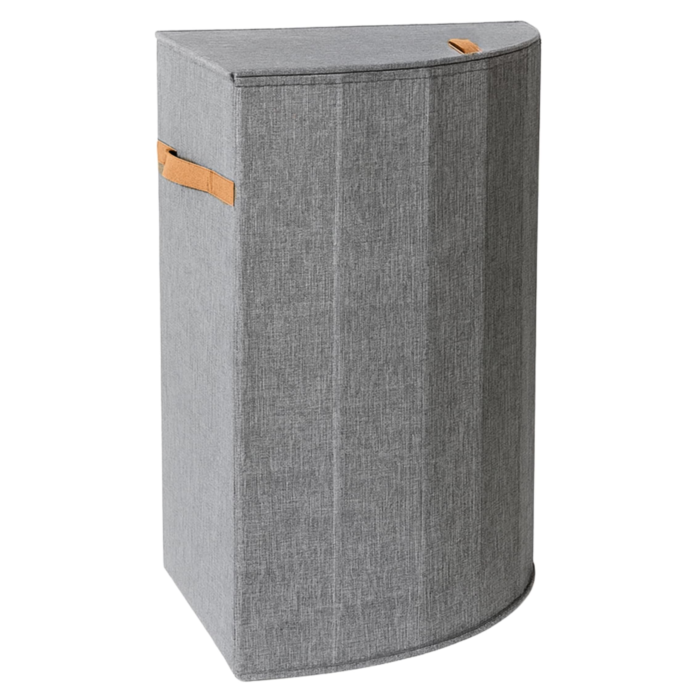 Cesta plegable ropa sucia 60x40x40 cm tela gruesa Lino 600d gris