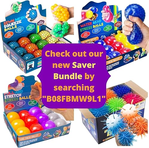 Miniatura 3 de KELZ KIDZ Pelotas acolchadas grandes y gruesas de alta calidad para divertidos recuerdos de fiesta para niños, paquete a granel de 12 unidades,