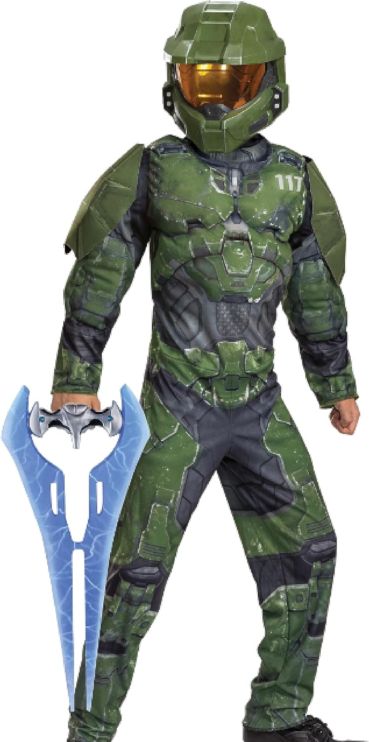 Master Chief Costume Costume with Halo Energy Sword Accessory