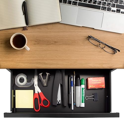 Miniatura 2 de Mount-It! Kit de cajón extraíble para debajo del escritorio con estante para laptop y tablet, organizador de almacenamiento de oficina, se monta en