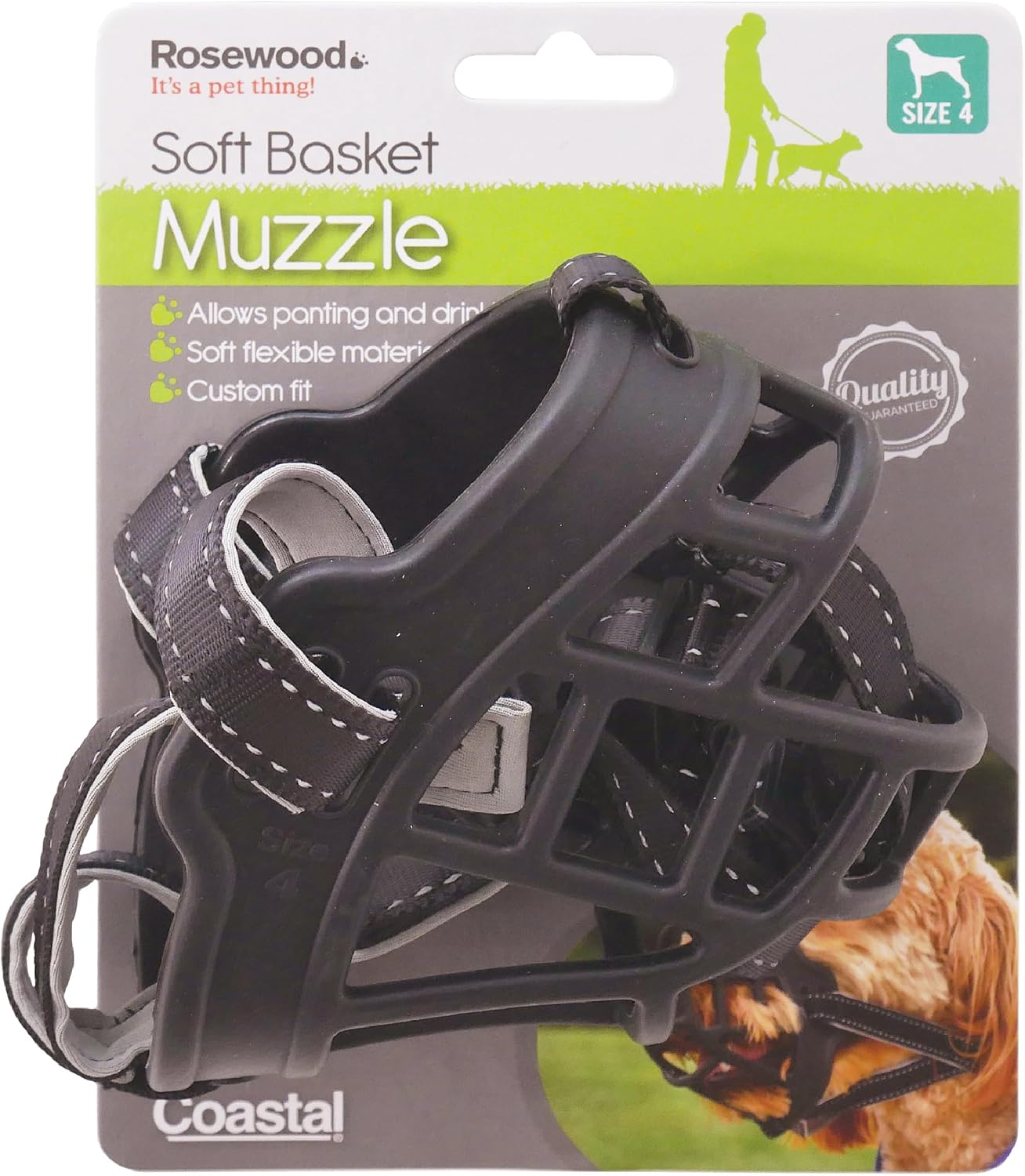 Rosewood Silicone Muzzle (Size 4)