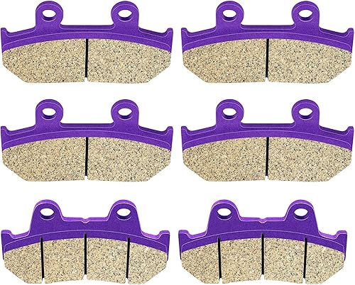 SCITOO Pastillas de freno de fibra de carbono aptas para 1988 1989 1990 1991 1992 1993 1994 1995 1996 1997 1998 1999 2000 para Honda Goldwing 1500