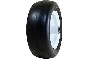 Marathon 11x4-5 Flat-Free Lawnmower Tire for Effortless Lawn Care