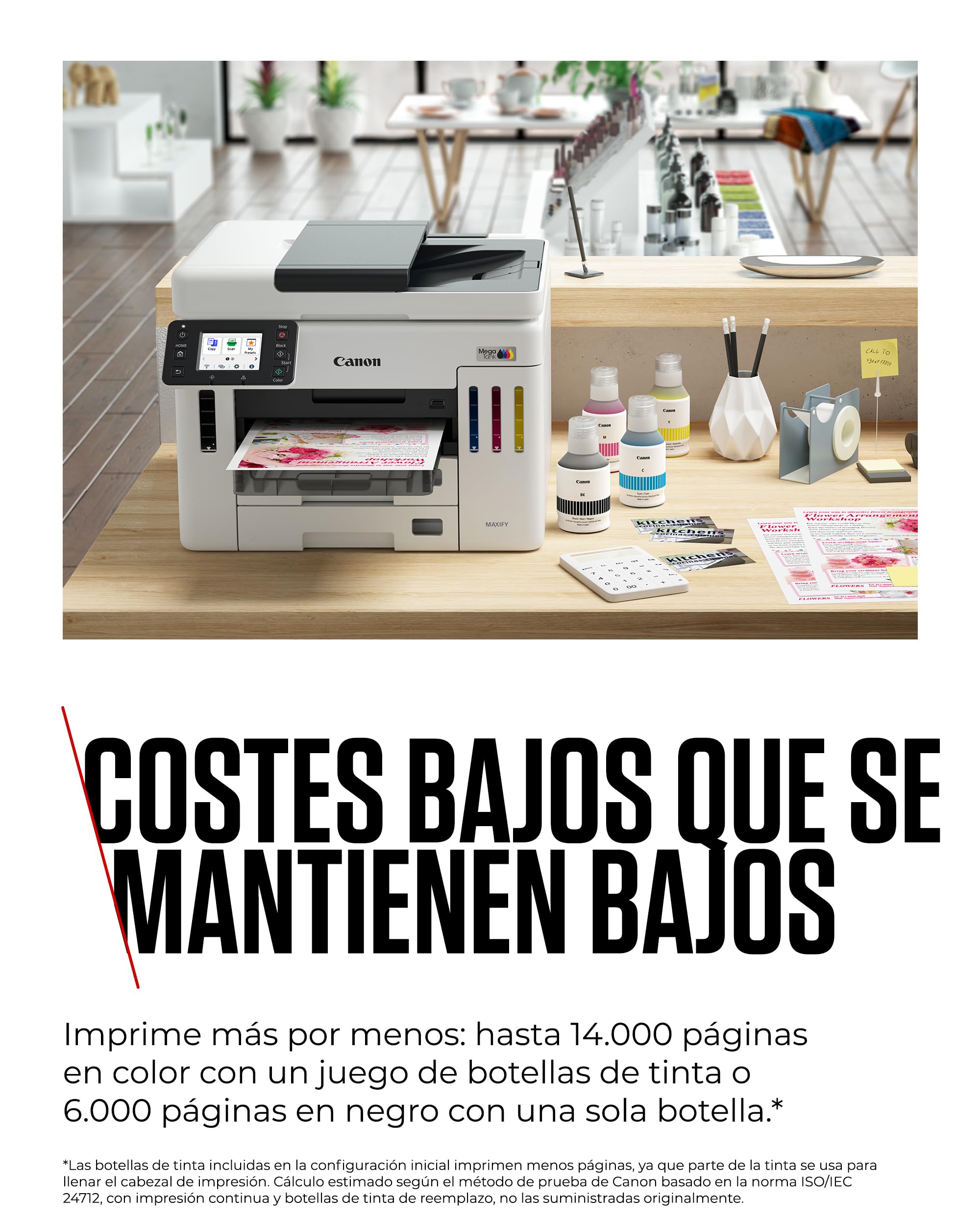 Canon Maxify Gx7150 Megatank - Multifunktionsdrucker - Farbe - Tintenstrahl - Ciss - Legal (216 X 356 Mm)