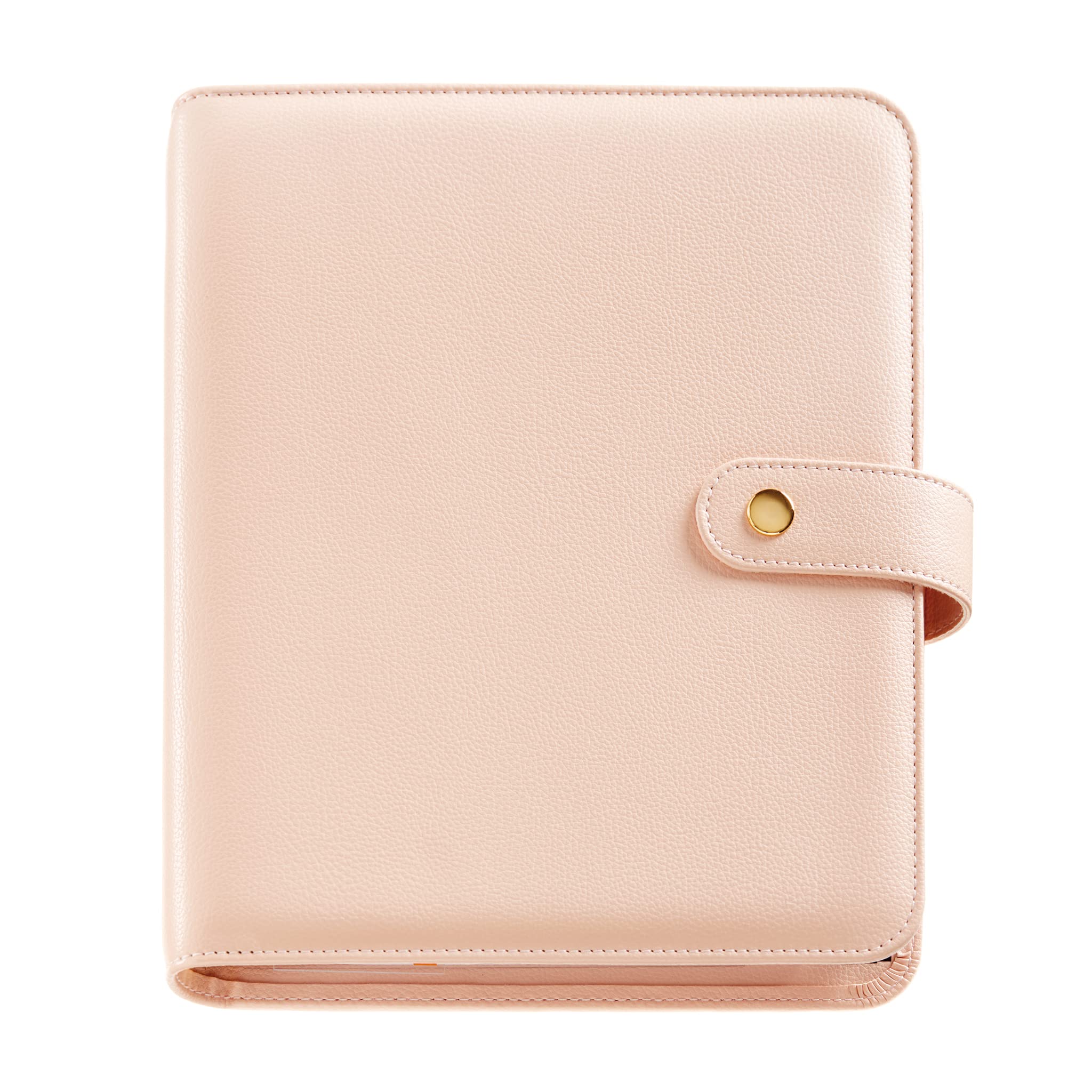 Miquelrius - Agenda anillas 16 meses (Septiembre 2023 a Diciembre 2024), Día Página, Tamaño Plus 155 x 213 mm (similar A5), Acabado Símil Piel, Rosa, Catalán