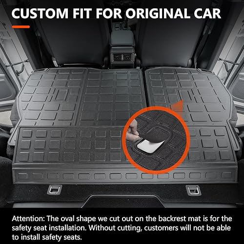 Miniatura 40 de powoq Fuel Floor Mat Compatible with 2017-2022 Honda CRV Trunk Mat Floor Liner TPE Cargo Mat Replacement for 2017-2022 Honda CRV Accessories