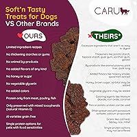 Vista 5 de Caru - Soft n' Tasty Baked Bites - Golosinas de pollo para perros - Deliciosas golosinas de entrenamiento - Bolsas de 4 onzas - Paquete de 3