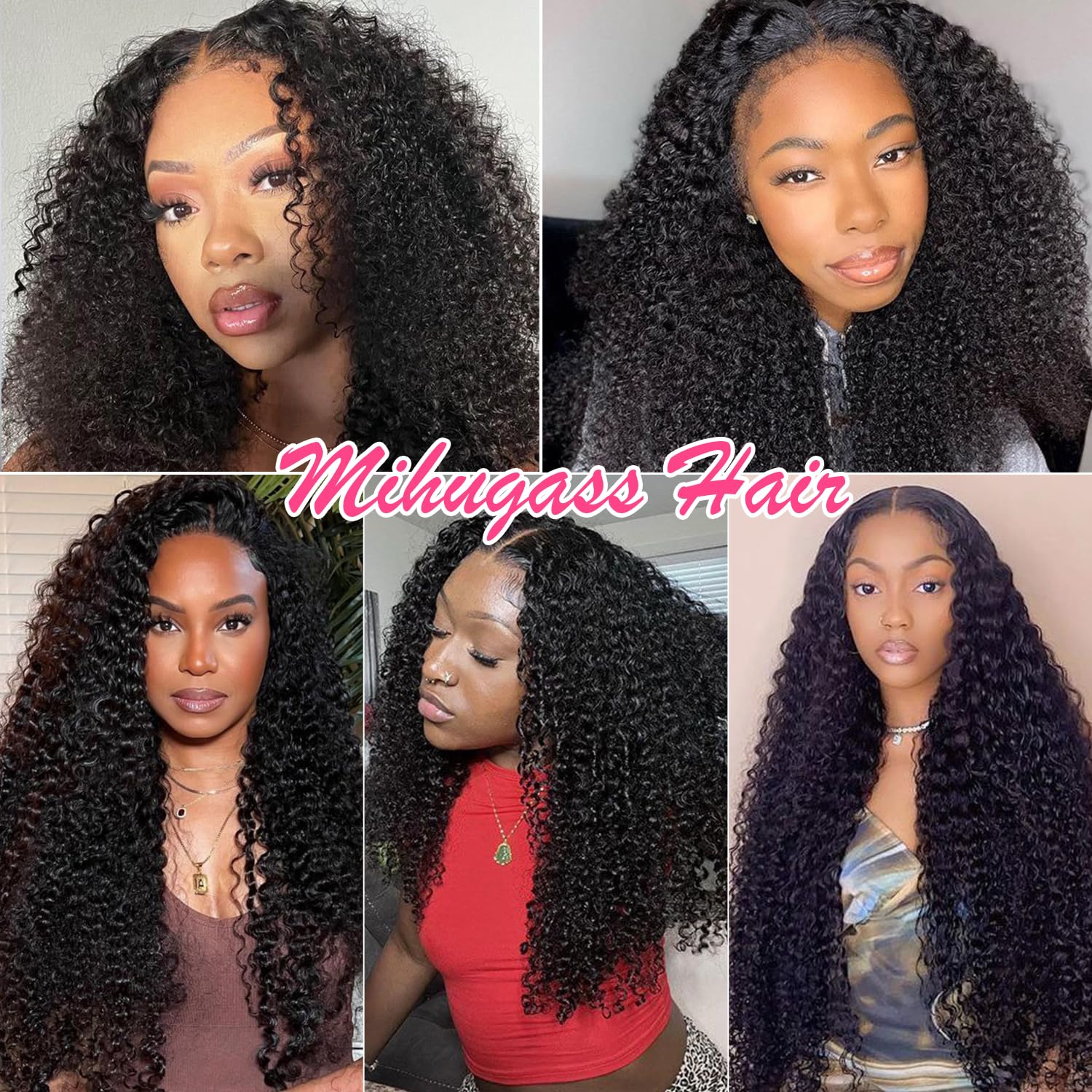 14 Inch 3c 4a Kinky Curly Clip in Hair Extensions Real Human Hair For Women Affordable Kinky Curly Clip ins Natural Color Clip in Hair Extensions 120g/pack
