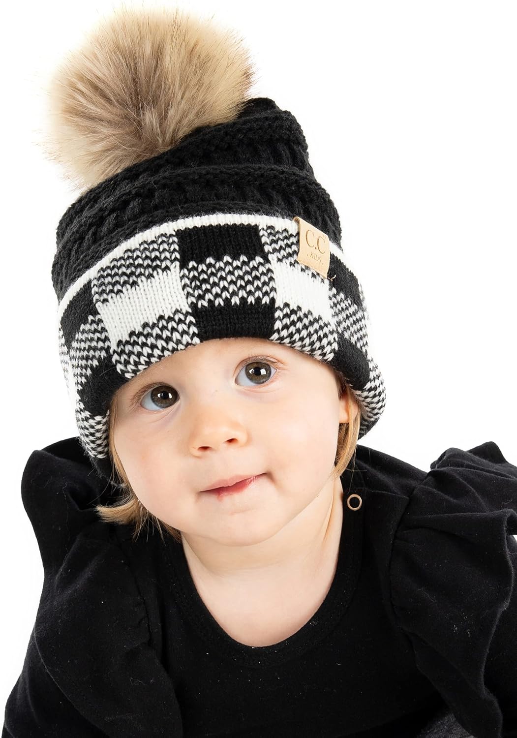 Funky Junque Girl's Knit Pom Beanie Hat: Tie Dye - Cotton Candy: Clothing, Shoes & Jewelry