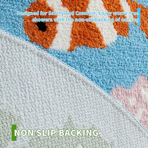 Miniatura 9 de YIHOUSE Alfombra redonda moderna de musgo amarillo, alfombra estética para dormitorio, antideslizante, esponjosa, lavable, para habitación de niños,