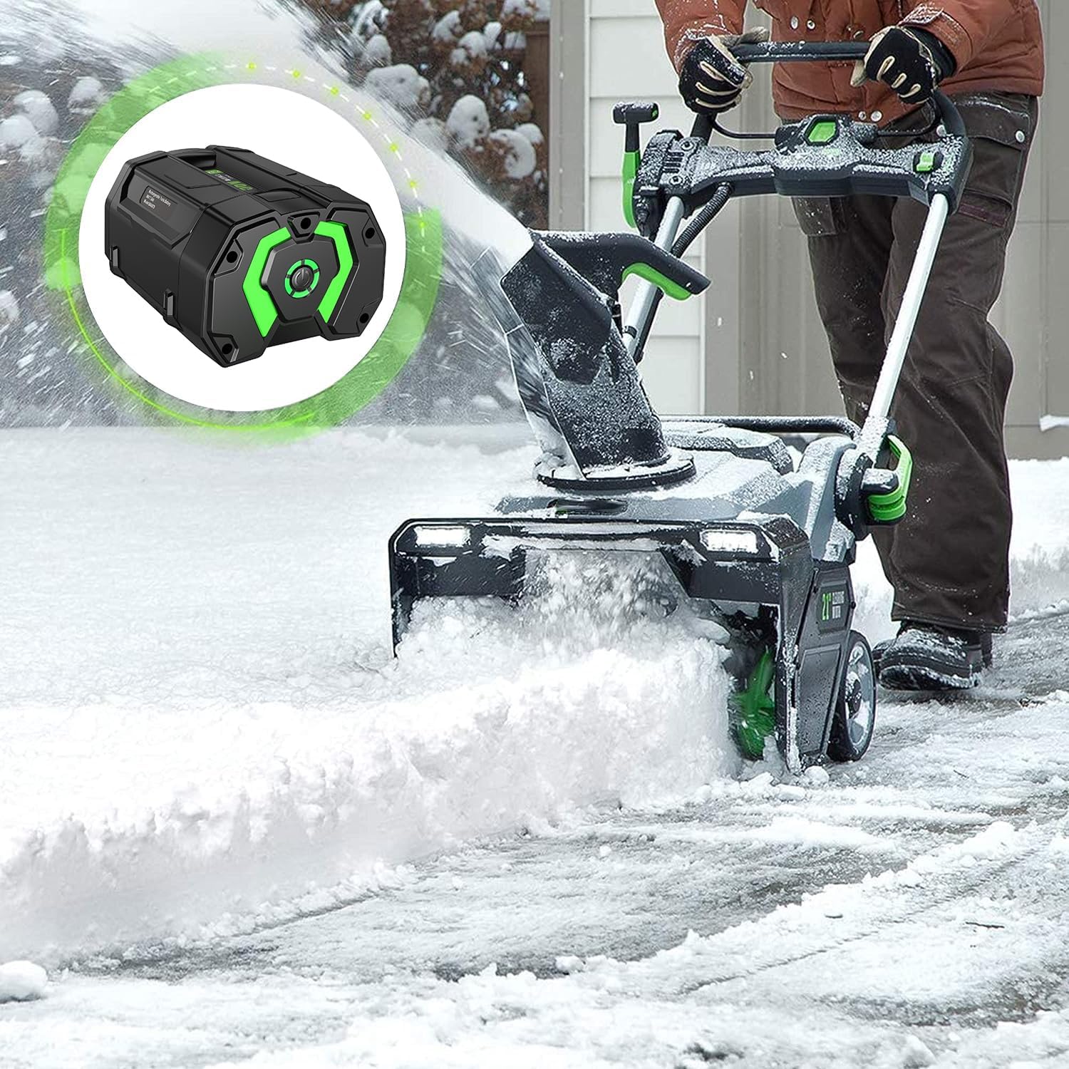 S SKSTYLE 7.5ah Battery for EGO 56V Compatible with All Power 56V EGO Power+ Tools, Battery with Upgraded Fuel Gauge