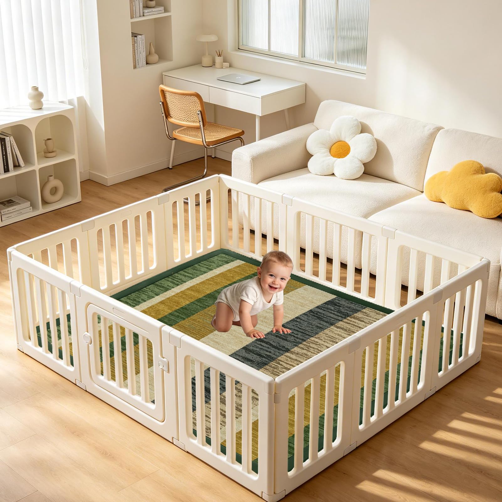 Tapis d'éveil et de Jeux Epais de 2cm 150 x 200 cm