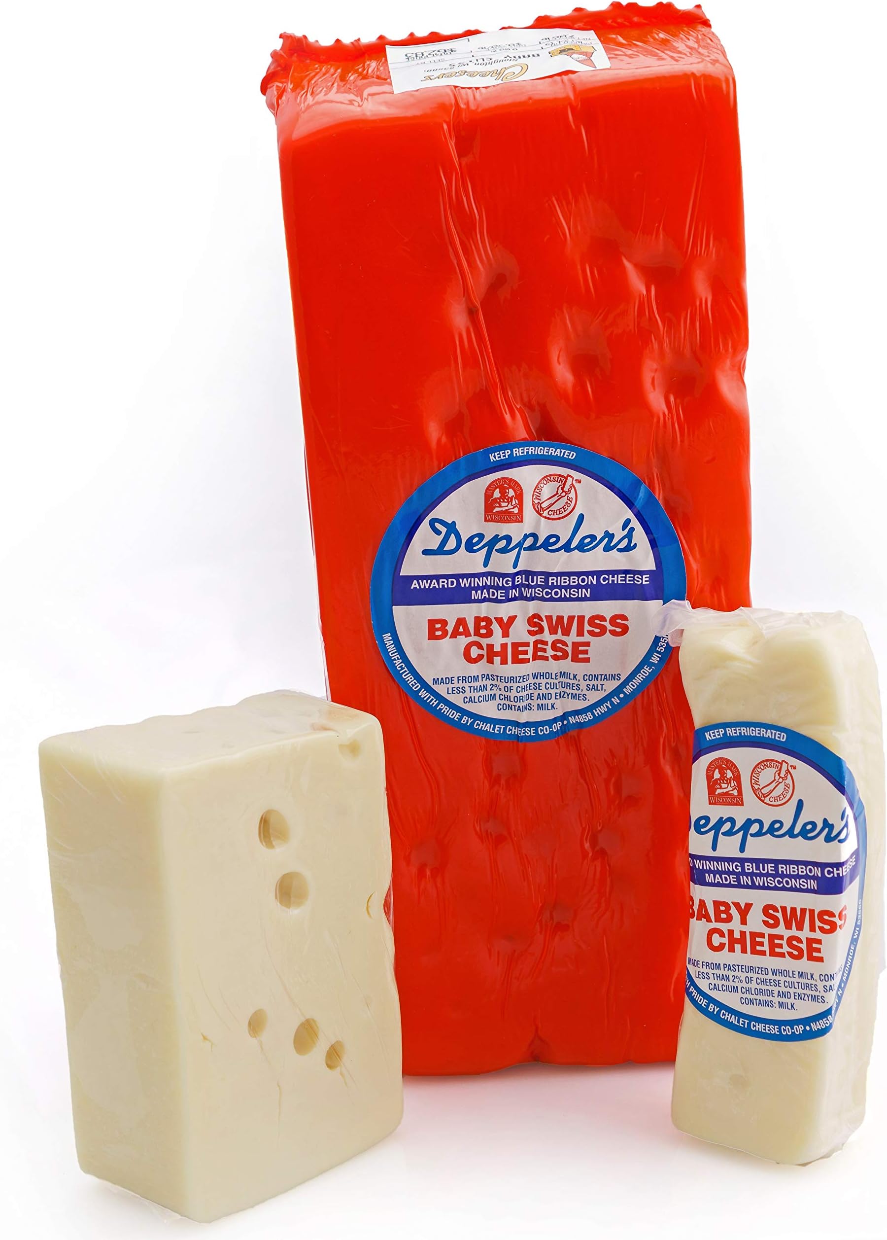 Swiss Cheese - Deppelers Baby Swiss Cheese (4 lbs)
