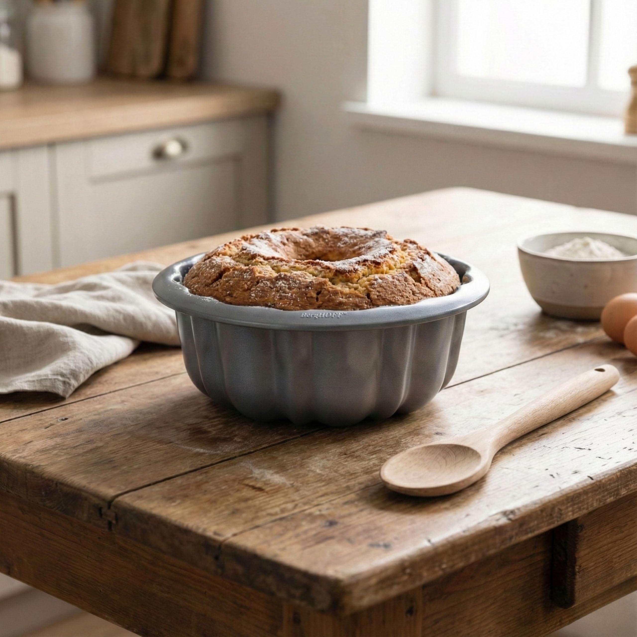 Amazon.com: Berghoff GEM Non-stick Carbon Steel Bundt Pan 10.5