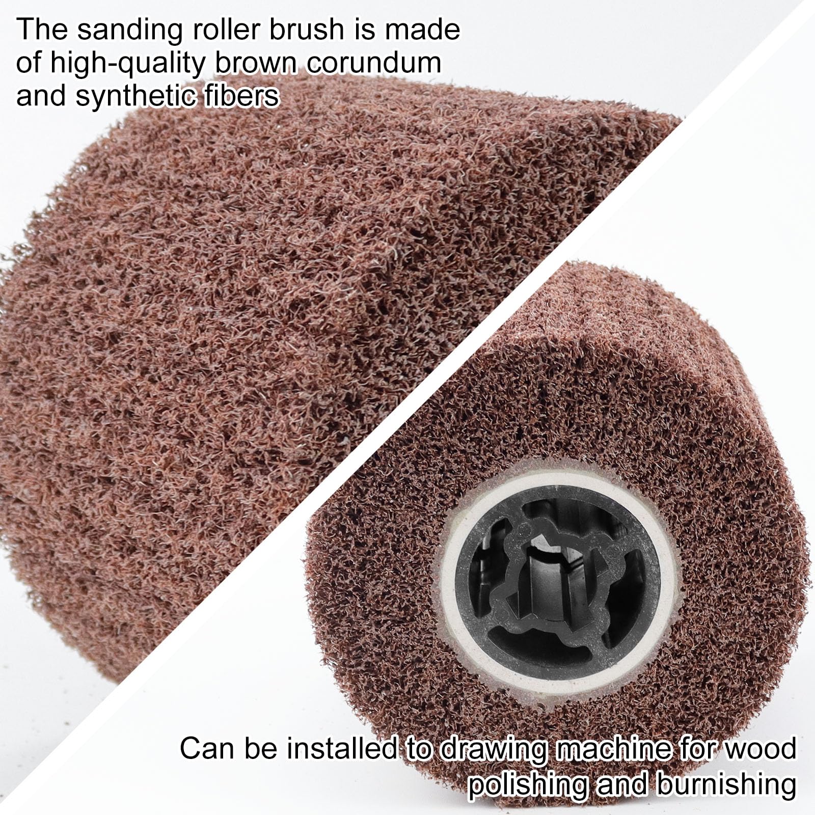 Schleifwalze Bürste 60er Körnung - 100mm Für Schleifmaschinen
