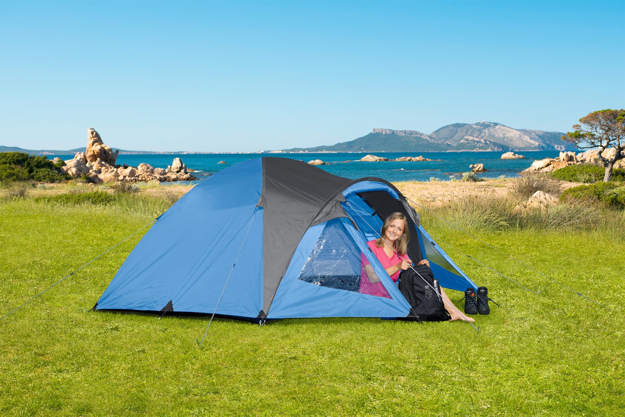 BERGER Dome Tent Kiwi NZ 2 Camping Tent Festival Trekking Tent Tent Tent Camping Travel Sports & Outdoors