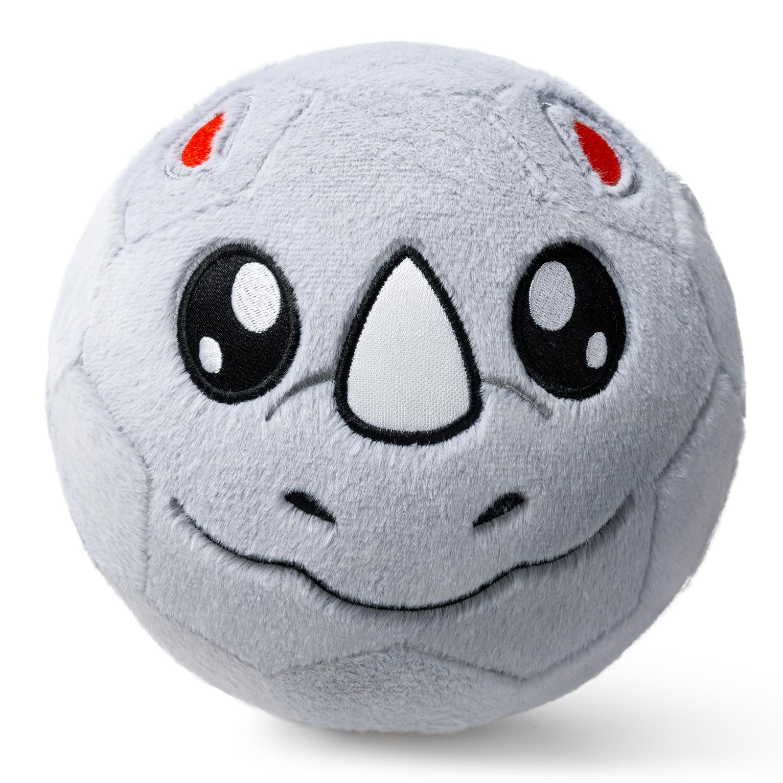 VangeBow Soft Indoor Football Gifts for Boys Girls, Inflatable Plush Lightweight Baby Kids Ball Toys for Toddlers 1-3 4 5 Year Old Children First Birthday Gift (Rhino, Pump Include) — image 1