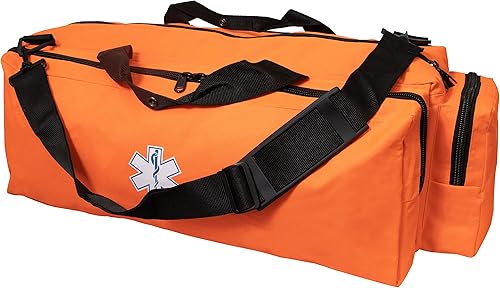 KB-1172 - Bolsa de engranajes de oxígeno O2 de 32 x 12 x 13 pulgadas con múltiples compartimentos, parte inferior impermeable y cremalleras