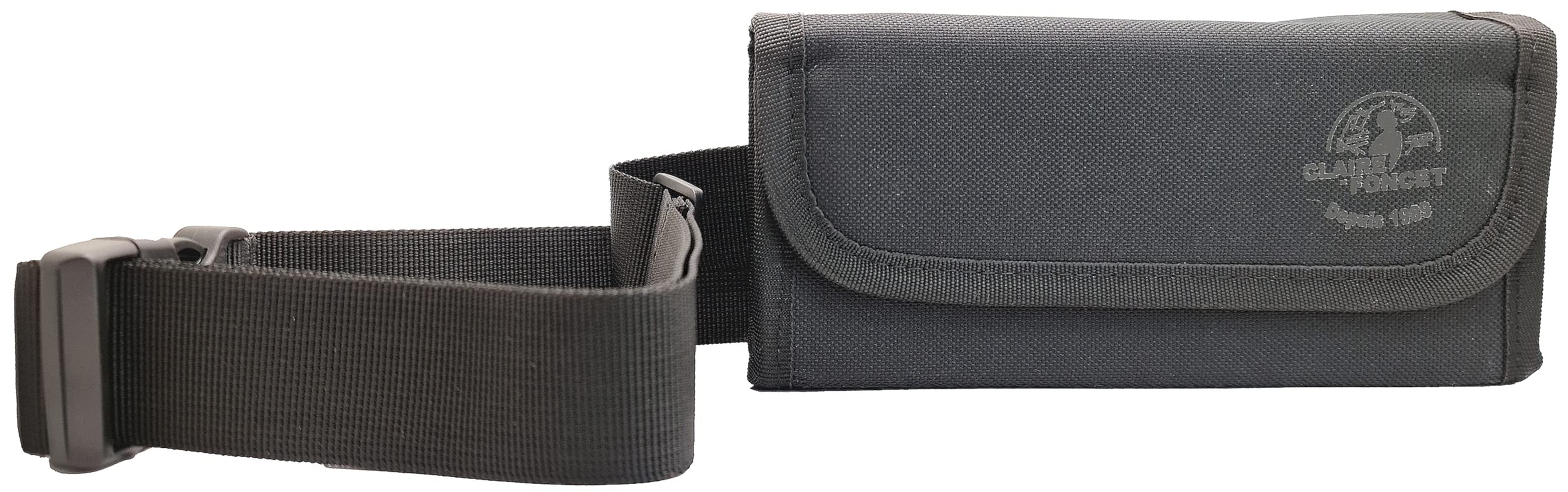 Sacoche Banane Serveur en Toile Tissu polyester, Avec Monnayeur Distributeur 5 Pièces d'Euros gradué et transparent, 1 compartiment zippé, Fermeture par Aimants, idéale Serveur