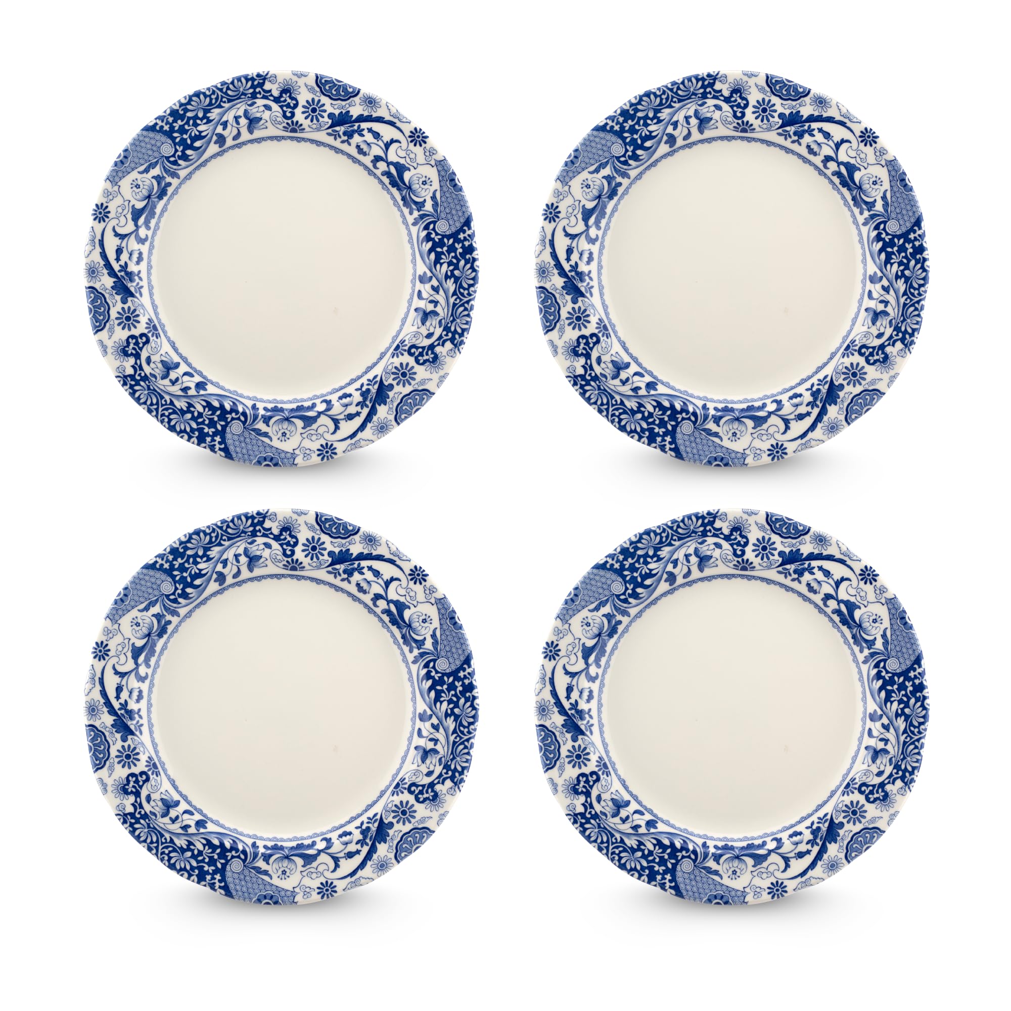 Heritage-Inspired Blue Imari Dinner Plates Set of 4 - Perfect for All Occasions