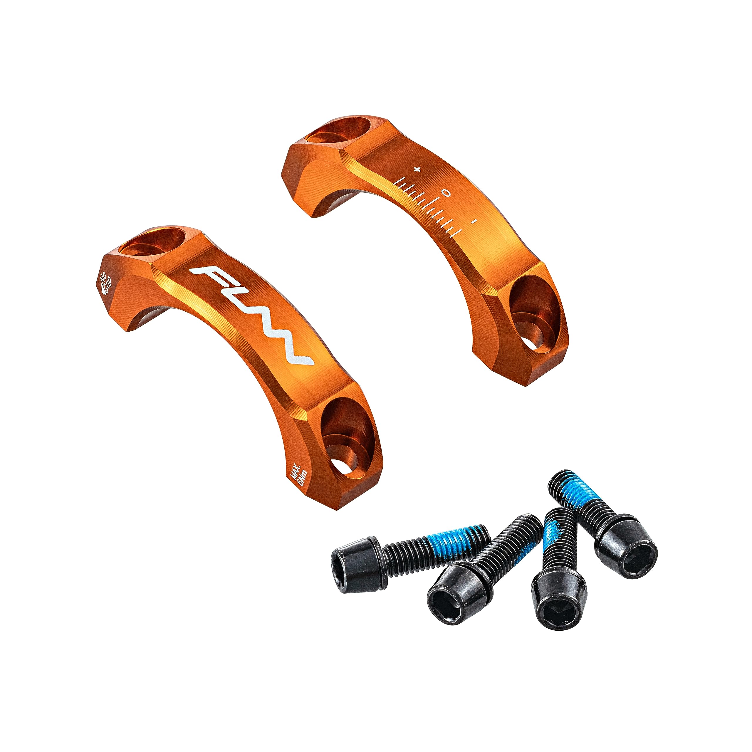 Funn Equalizer Face Plates 31.8mm - Faceplates Fits Both 0mm & 10mm Rise Stem (Orange) — image 1