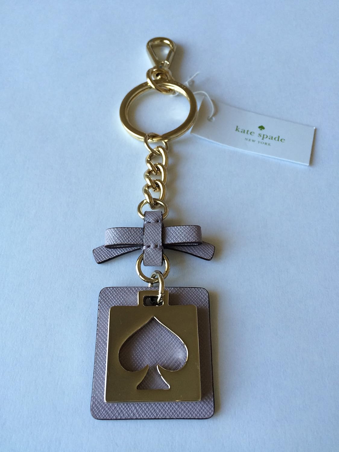 Kate Spade Cutout Spade Leather Key Fob LILACABLISS WORU0001