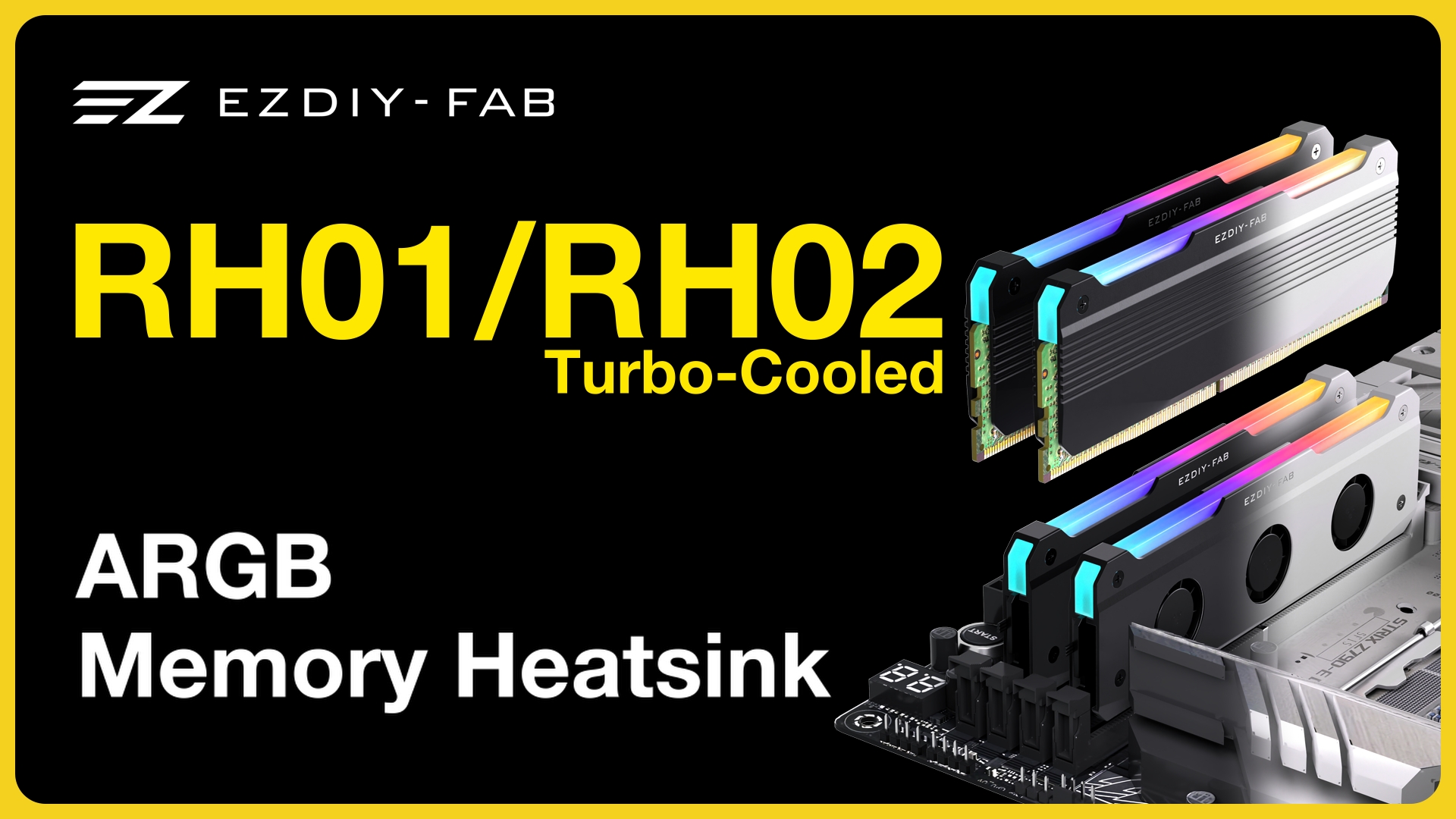 Amazon.com: EZDIY-FAB RH01 ARGB RAM Heatsink, RGB Memory Heat