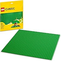 LEGO Classic Green Baseplate 32x32 Studs - Sturdy Foundation for Creative Brick Builds, Gardens, Forests & Displays, Ages 4+