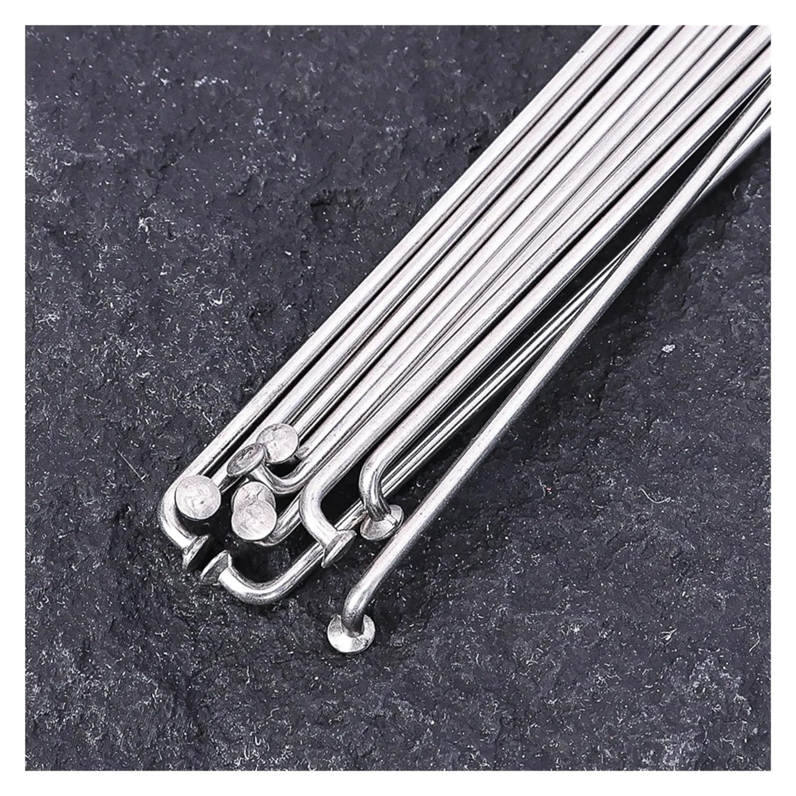 GBXVEMIAO Fahrrad-Speichen – 10 Stück Edelstahl 14G (2,0mm) – 250–296 Mm Länge – Mit Nippeln – Für Rennräder & Hochleistungsräder GBXVEMIAO Fahrrad-Speichen – 10 Stück Edelstahl 14G (2,0mm) – 250–296 Mm Länge – Mit Nippeln – Für Rennräder & Hochleistungsräder