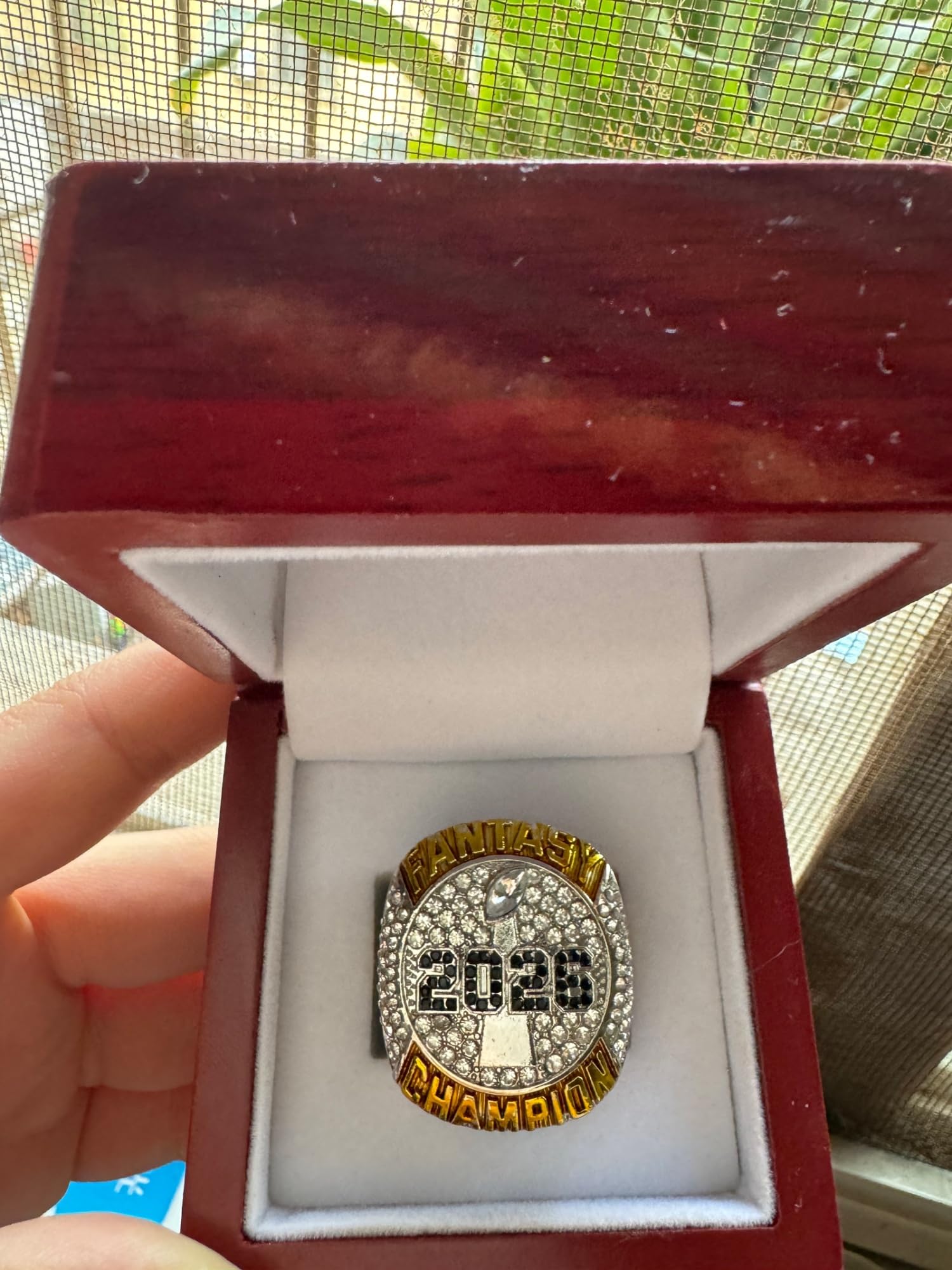 2026 Fantasy Football Ring Vatertag Sammlerstücke Meisterschaftsringe
