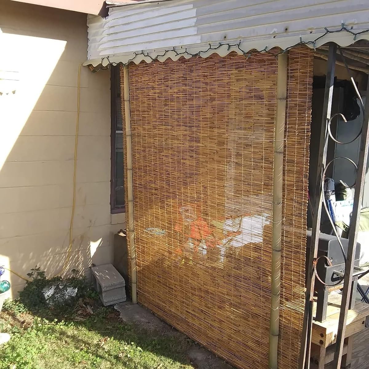 簾 すだれ 幅40~165cm 丈90~220cm 天津すだれ 窓目隠し 屋外 レトロな牧歌的 遮光 天然すだれ ロールカーテン お