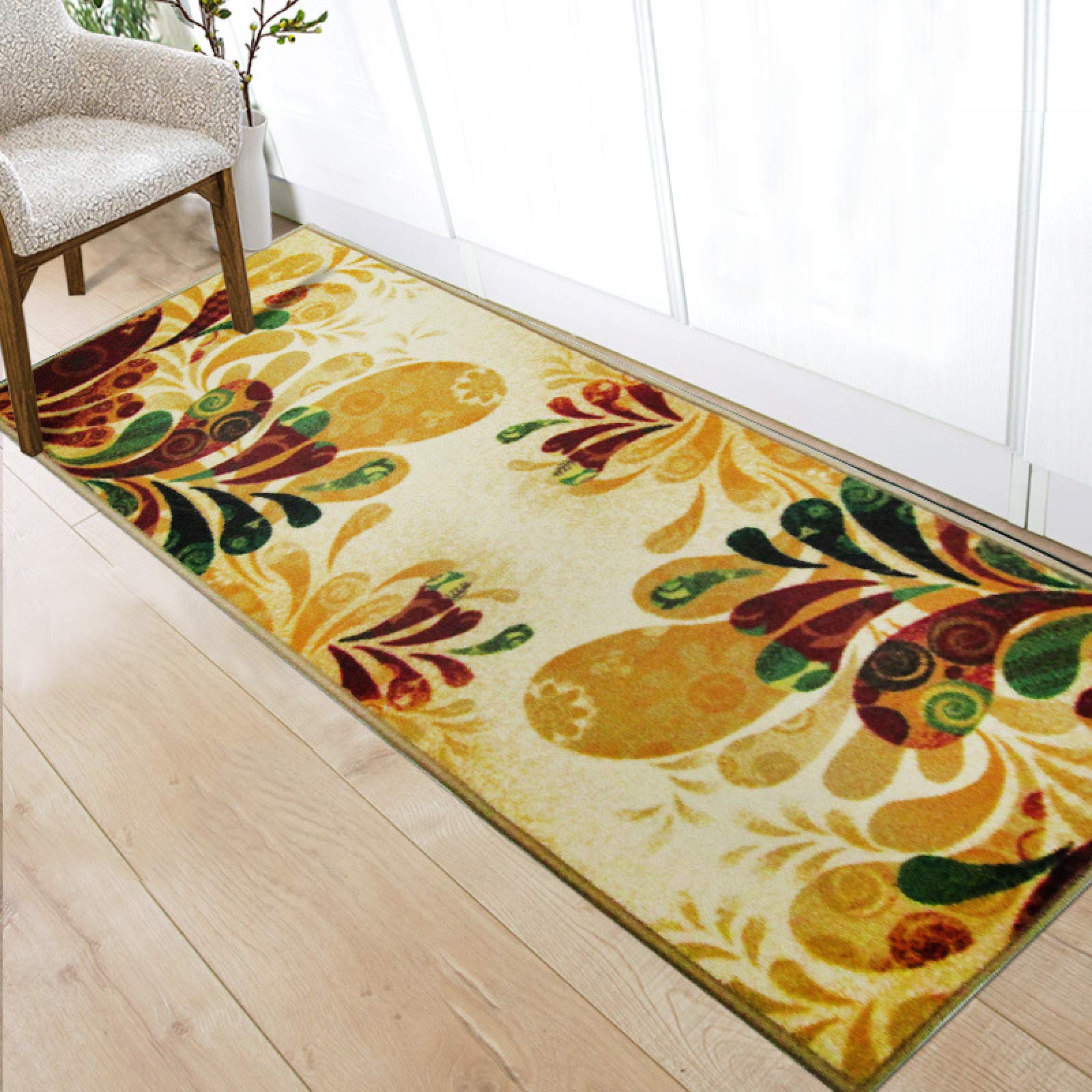 Tapis de sol en moquette douce FACAI D 50x80cm pour descente de lit et couloir