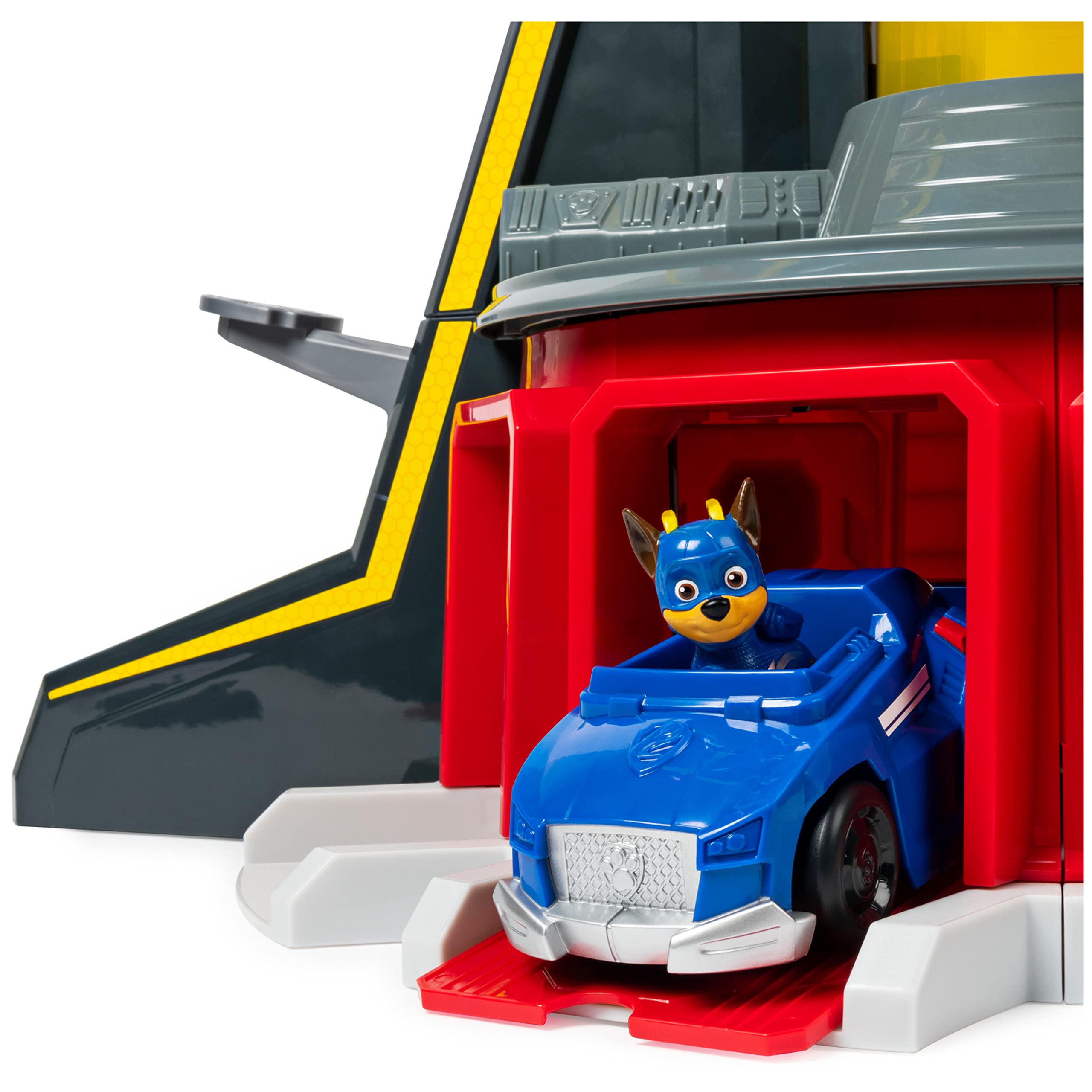 Paw Patrol, Set di Gioco e Torre di Controllo Mighty Pups Super Paws con luci ed Effetti sonori, per Bambini dai 3 Anni in su