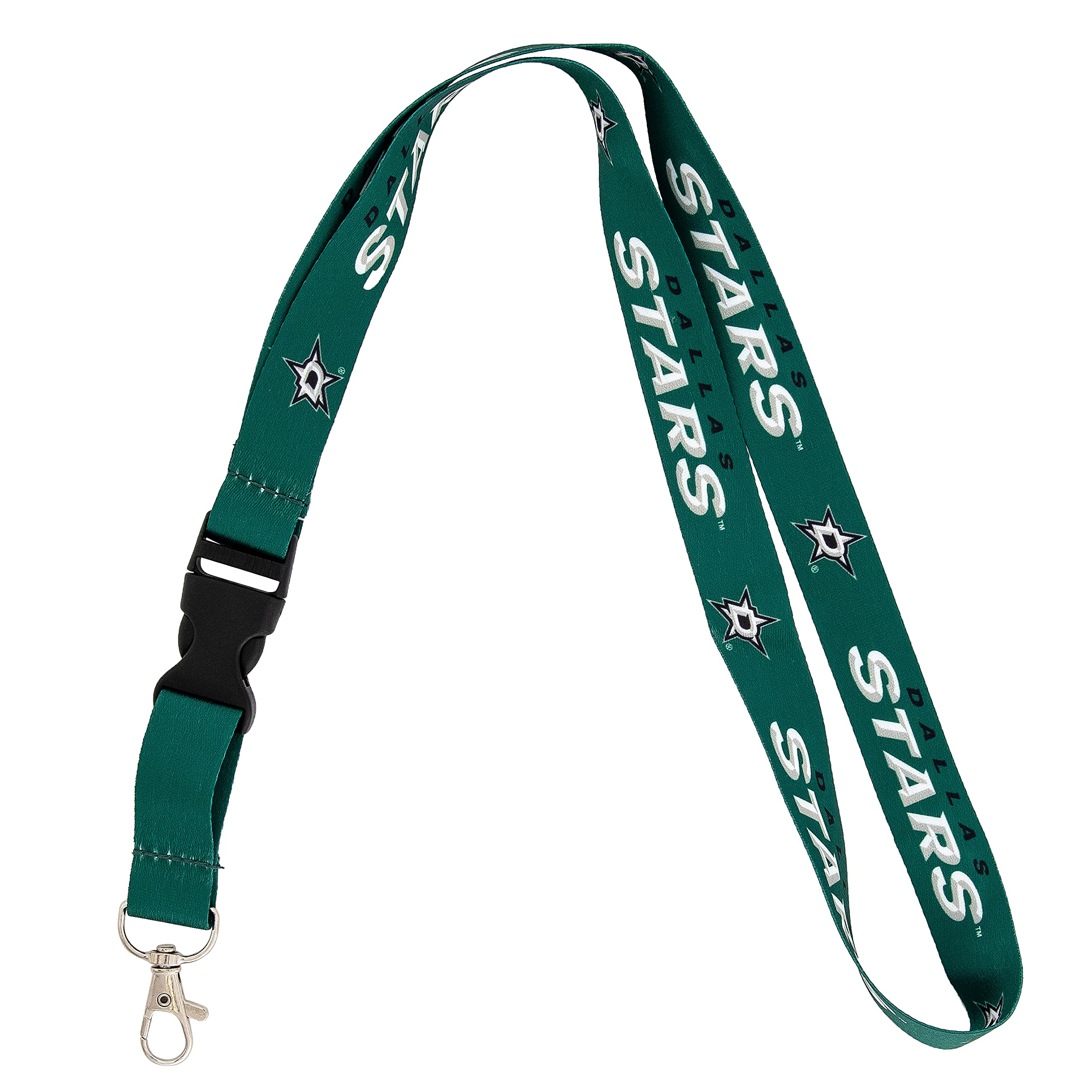Desert Cactus Dallas Stars Lanyard NHL National Hockey League Car Keys ID Badge Holder Keychain Detachable Breakaway Snap Buckle (Lanyard 1 - Green)