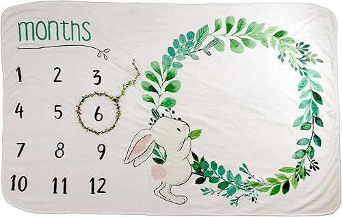 Manta de hito para bebé, forro polar de felpa suave orgánica, diseño unisex, grande de 60 x 40 pulgadas, accesorio de fondo de fotografía de flores