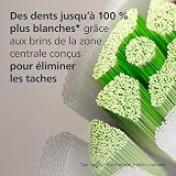 Philips Sonicare W2 Optimal White - Têtes de brosse à dents de rechange d'origine, noir, lot de 8, HX6068/88 - 3