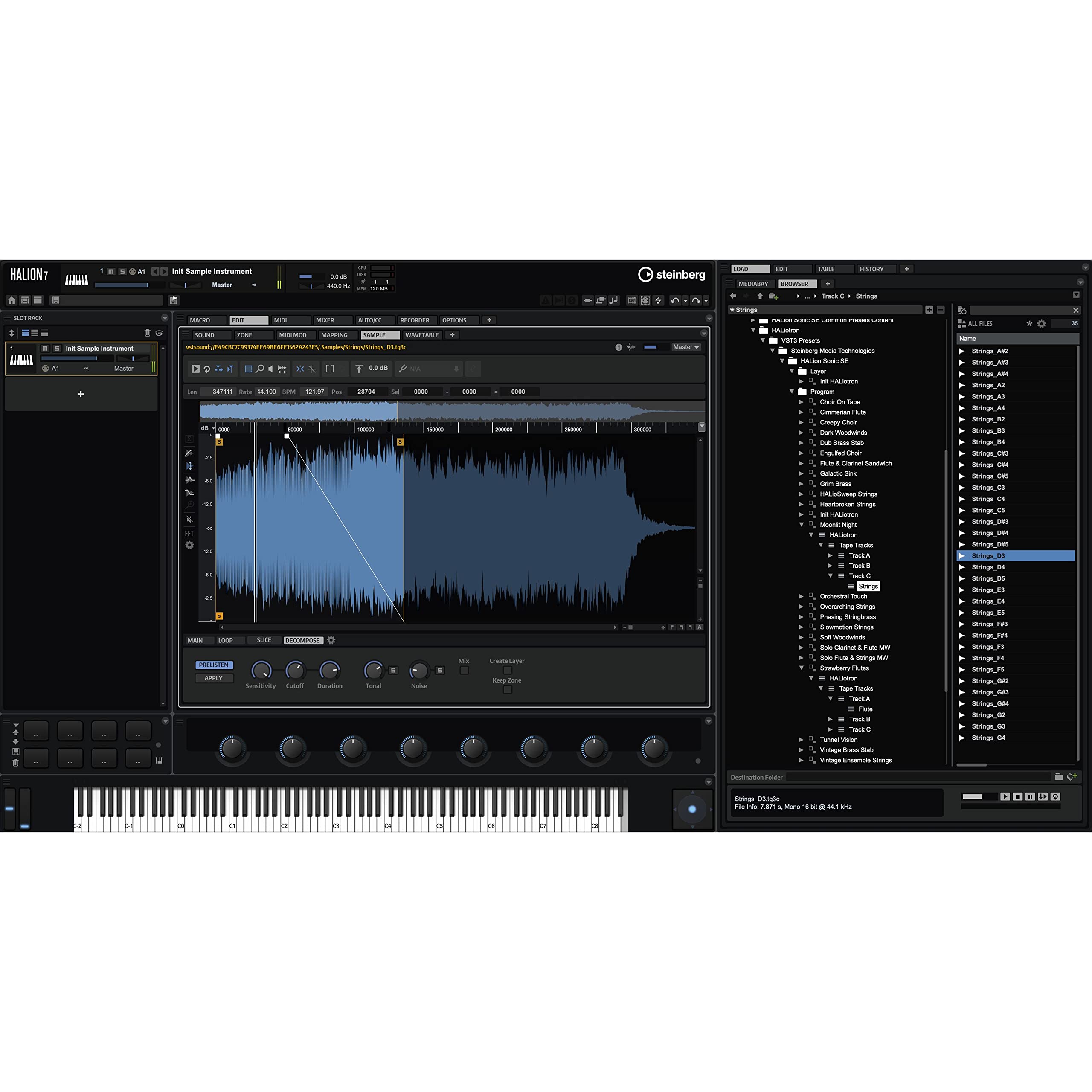 Steinberg HALion 7 logiciel d'échantillonnage et de conception sonore