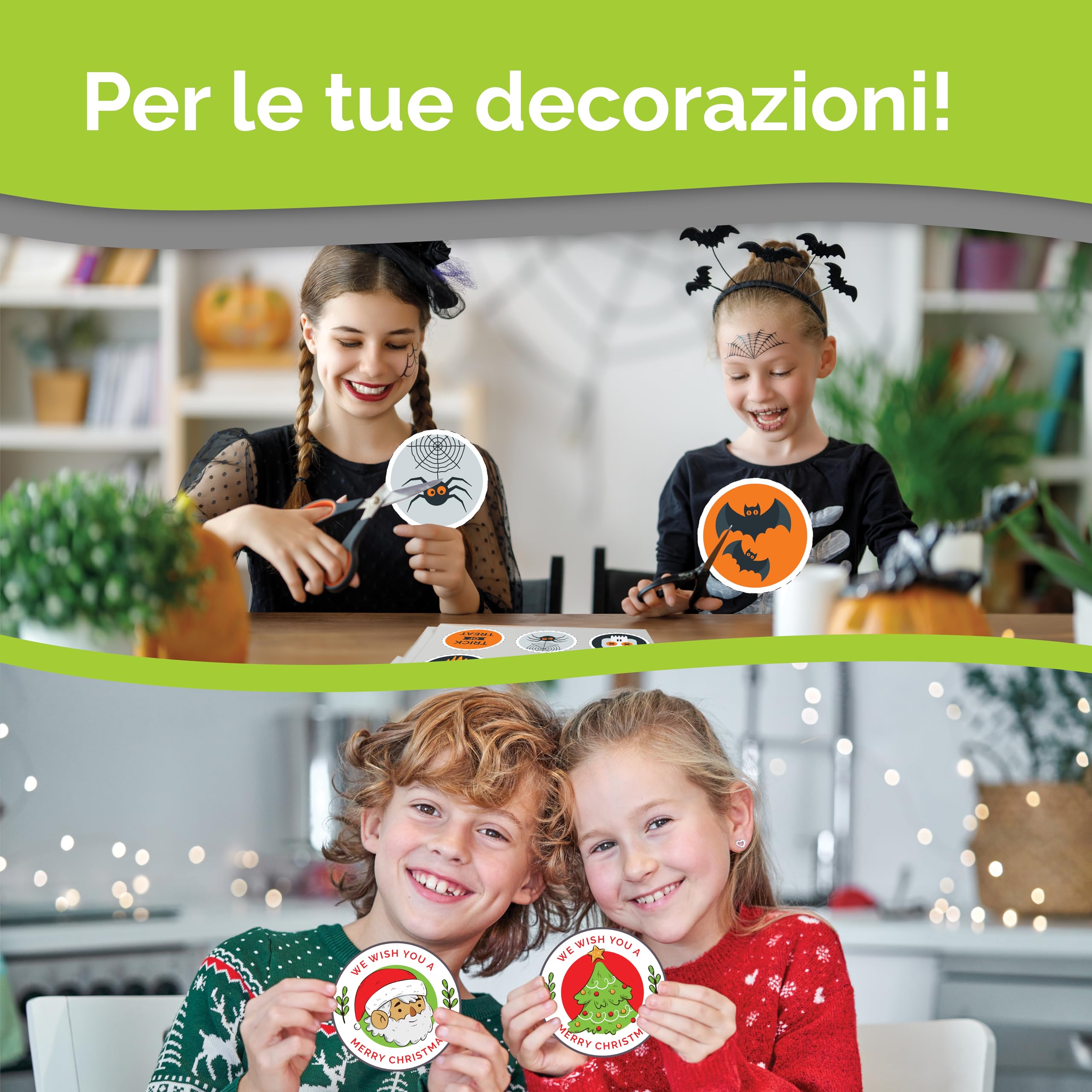 AgoDeo Carta adesiva vinile stampabile A4 opaca impermeabile laser getto d'inchiostro 34 fogli