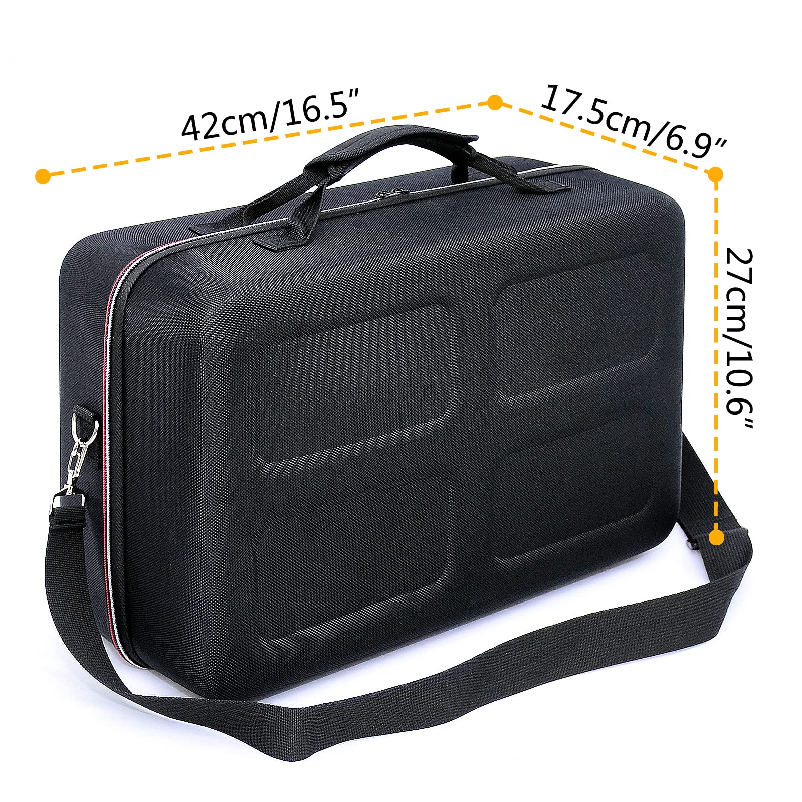 IBVIVIC Tragetasche für PS5 Reisetasche Aufbewahrung Disc/Digital Edition und Controller, Tasche für PS5 Konsole mit Schultergurt (Schwarz)