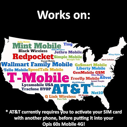 Miniatura 2 de Opis 60s Mobile 4G Teléfono El teléfono celular de escritorio GSM retro giratorio - teléfono móvil para personas mayores desbloqueado en estilo de