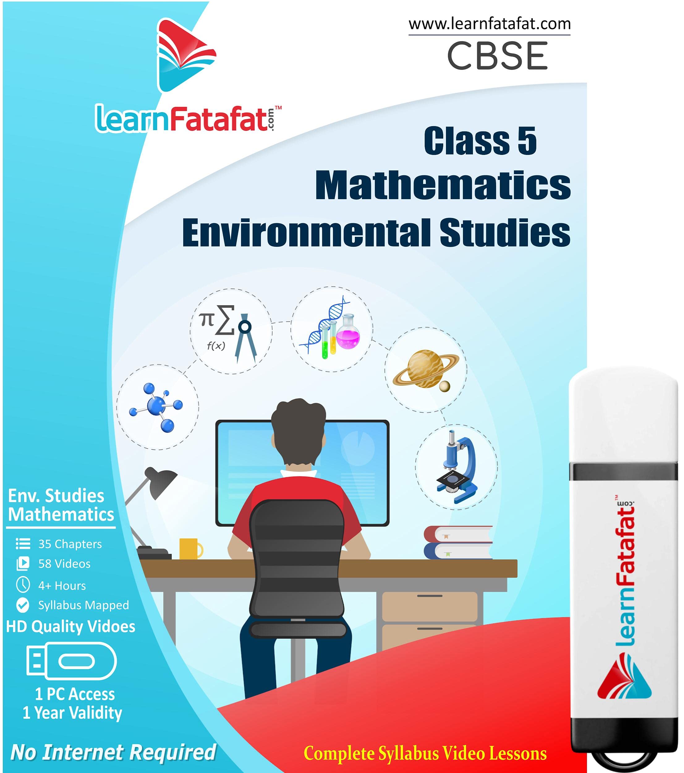 CBSE Class 5 EVS and Maths Pendrive-picture-13