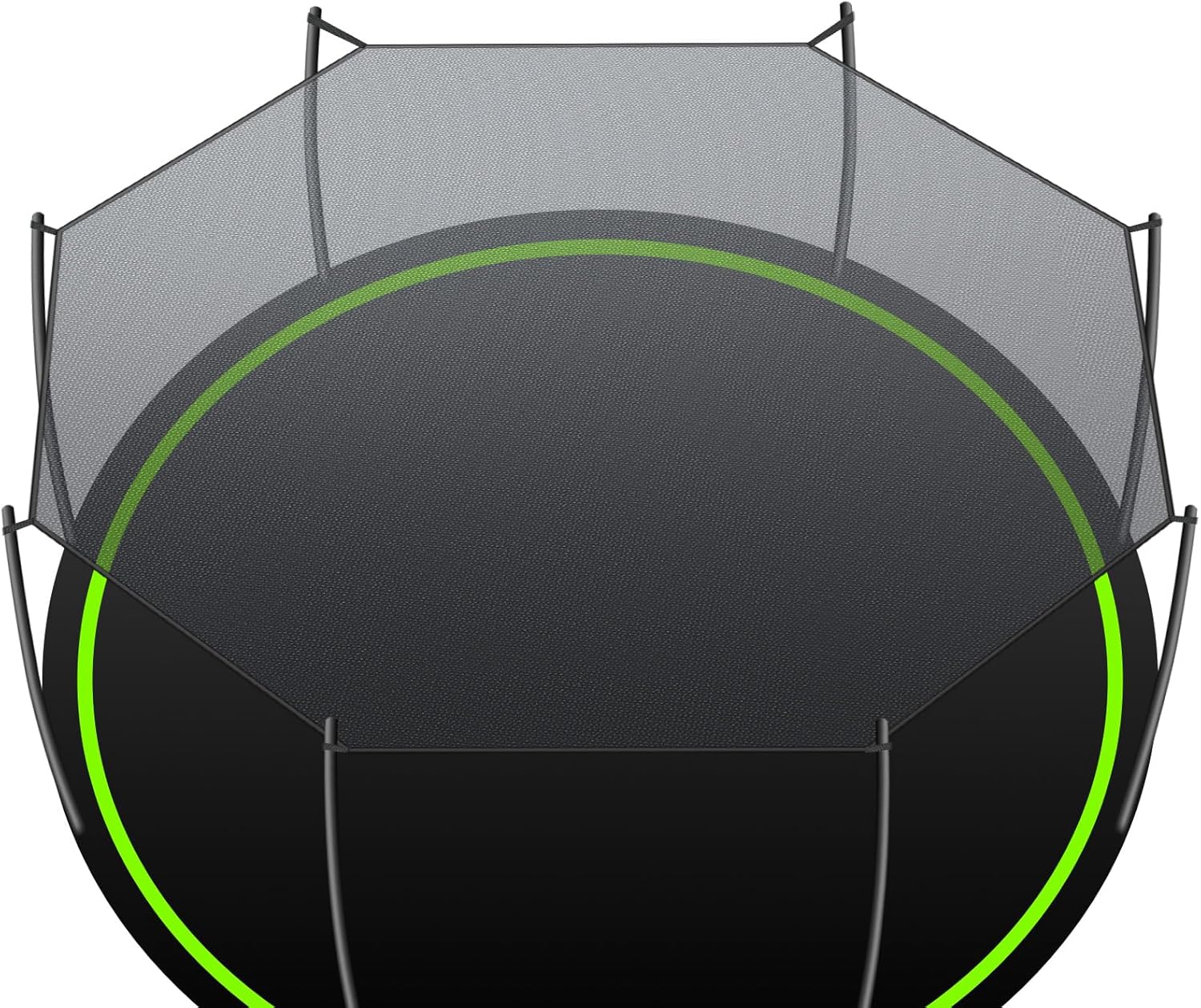 SATINIOR Outdoor Trampoline Tent Cover Regular Octagon Trampoline Canopy Awning Frameless Shade Cover for Sun Protection Accessories