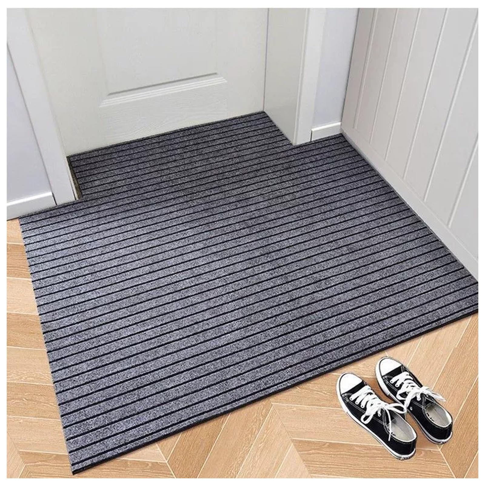 Zerbino lavabile antiscivolo per interni ed esterni, altamente assorbente, per corridoio, balcone e portico, 6 mm, personalizzabile (95 x 150 cm)