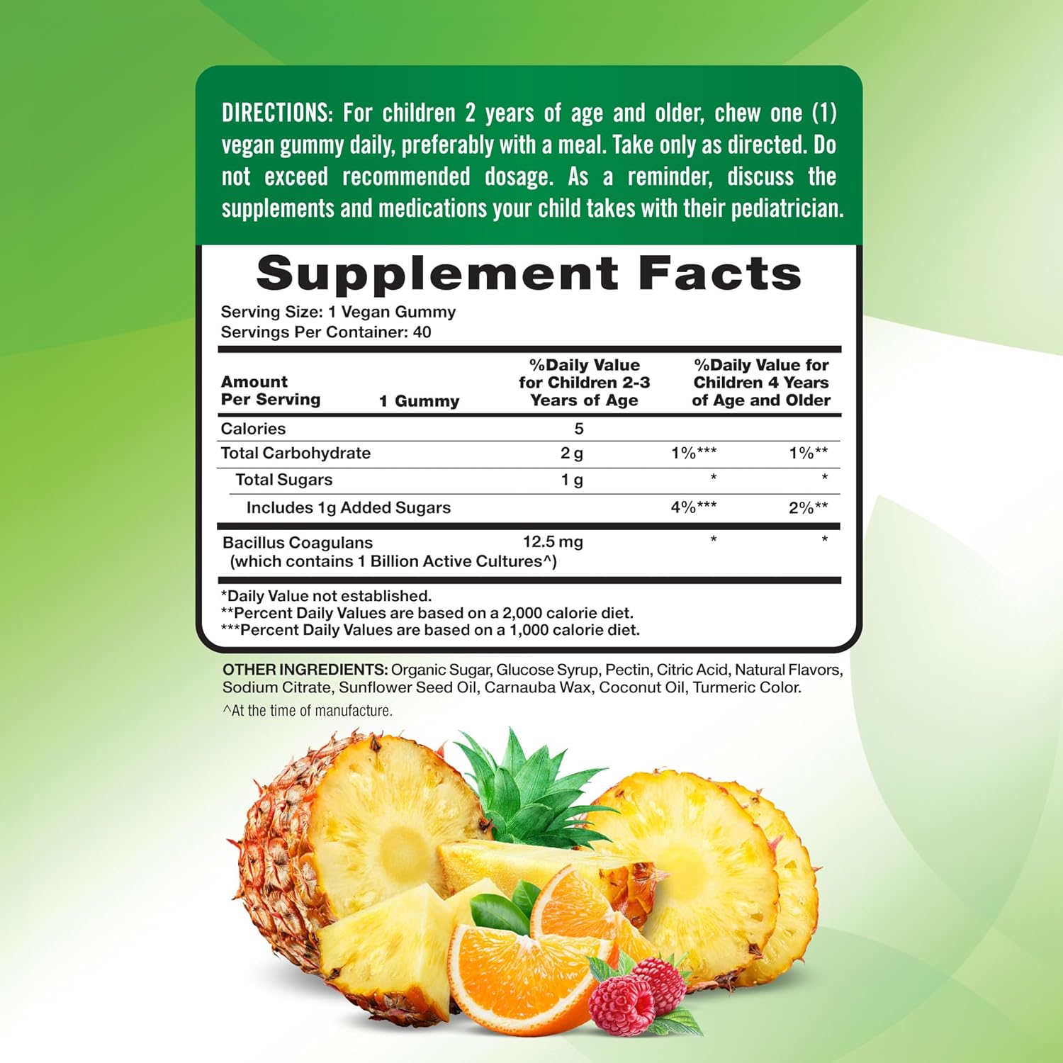 Nature's Truth Kids Probiotic Gummies | 40 Count | Mixed Fruit Flavor | Vegan, Non-GMO & Gluten Free Supplement - Image 2